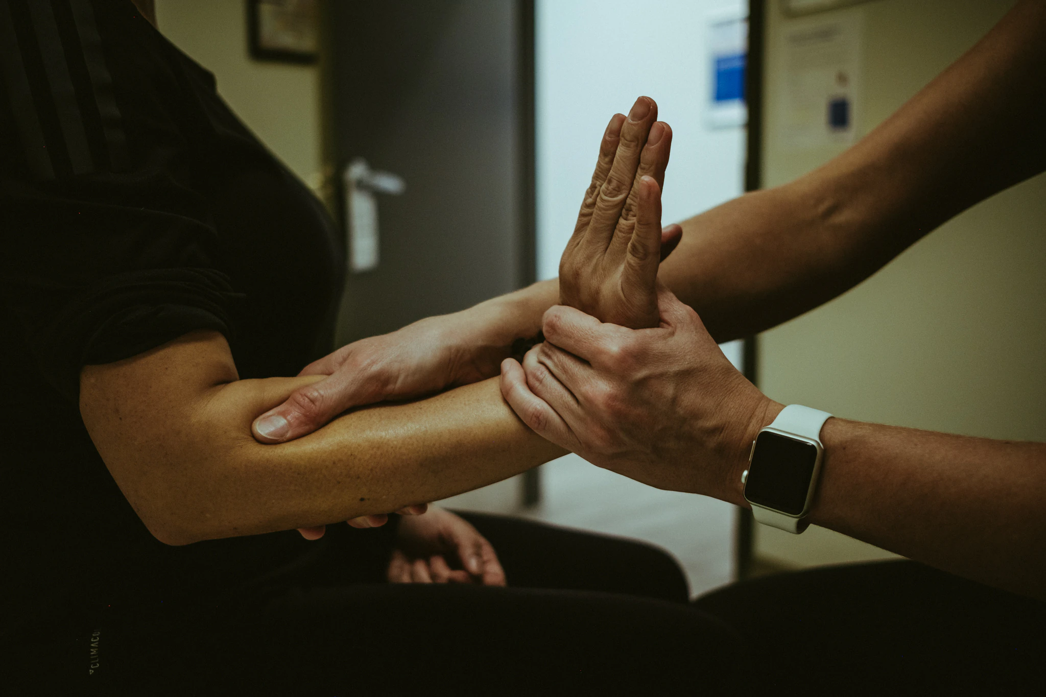 Hand and wrist assessment during bodywork